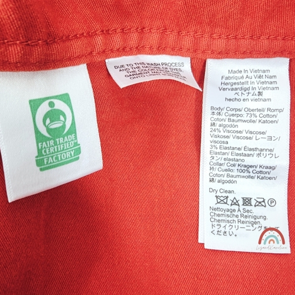 New! J. Crew Broken-in Barn Jacket in Brushed Chino Crisp Scarlet - Picture 13 of 14